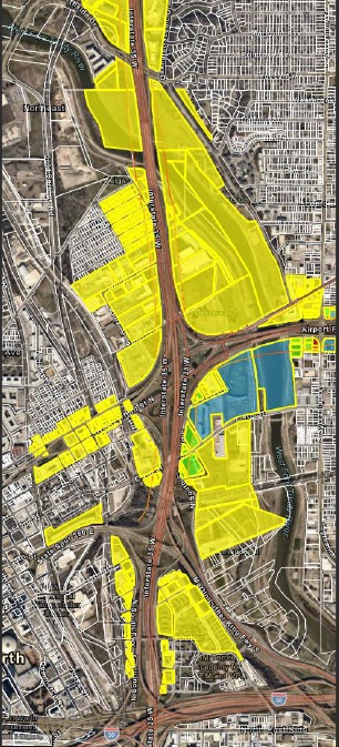 Zoning overlay map